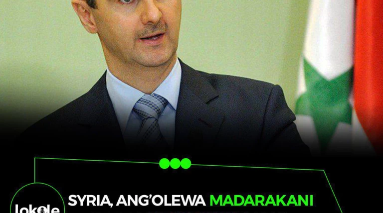 SYRIA, ANG'OLEWA MADARAKANI BAADA YA KUTAWALA KWA MIAKA 53.